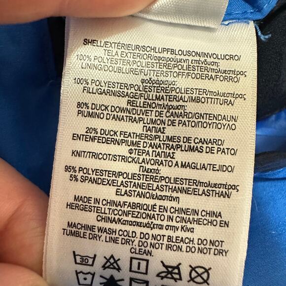 Brooks Brothers Mens Convertible Down Puffer Vest Coat Navy Size Medium NWT $248 - Picture 5 of 8